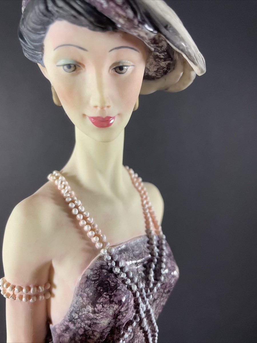 DEAR 1989 Classy Woman Sculpture by A. Belcari Sculpted In ITALY
