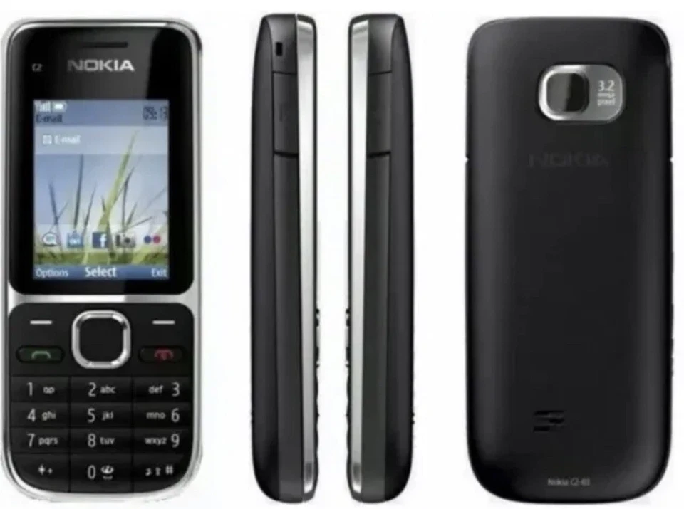 New Condition Nokia C2-01 - Black  (Unlocked) Mobile Phone 1 year warranty - Image 3 of 4