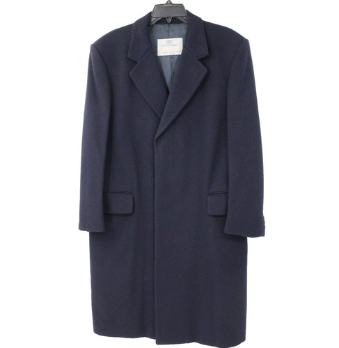 Used Aquascutum Balmacaan Coat Made in England Men's XXL