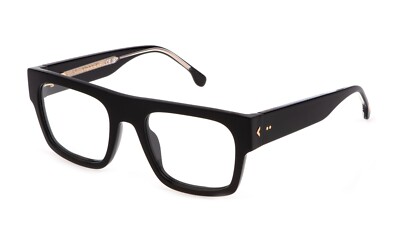 LOZZA Men's Eyeglasses Large Wide Rod Durable VL4327 722 Black