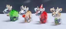 Swarovski 4 Mini Mos dal Calendario dell'Avvento 2022 OTTIME CONDIZIONI in SCATOLA