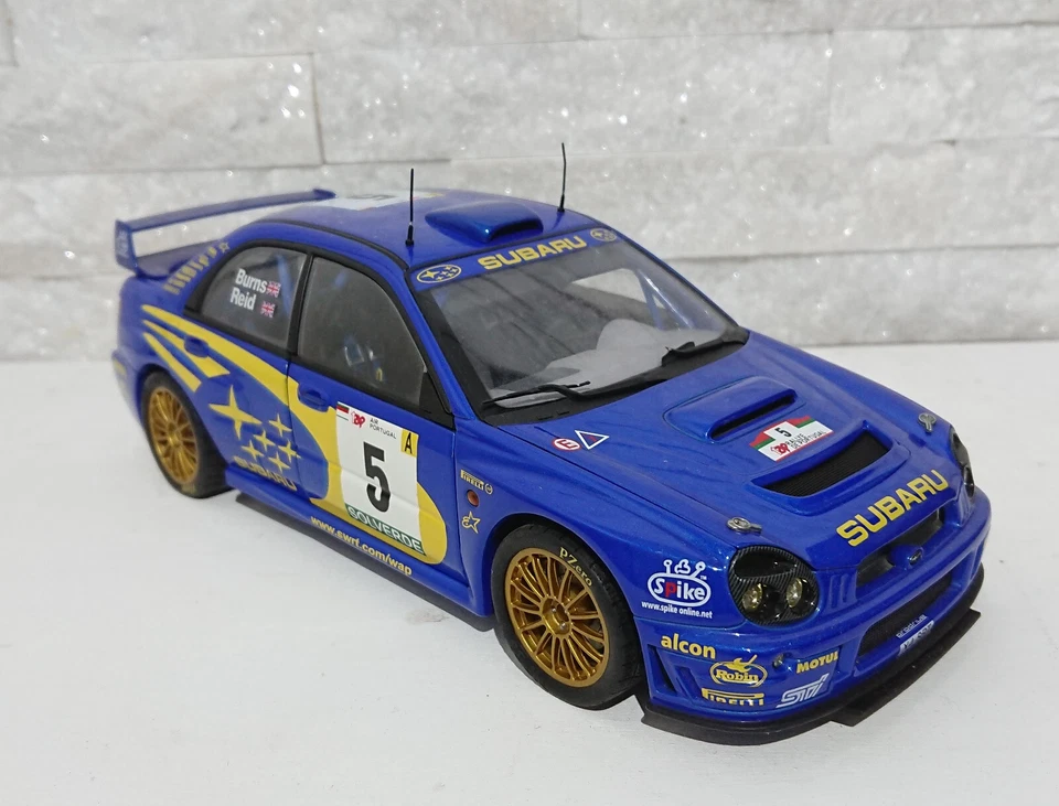 Autoart 1/18 Subaru Impreza GD WRC 2001 #5 Rally Portugal Burns/Reid 80191 - Immagine 2 di 4