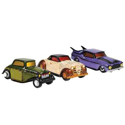 Dept 56 CREEPY CARS SET OF 3 Halloween Village 6013605 BRAND NEW
