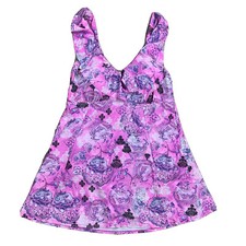 Swimsuits For All Womens Plus Size 16 Swim Dress Swimsuit Molded Cup Bra New NWT