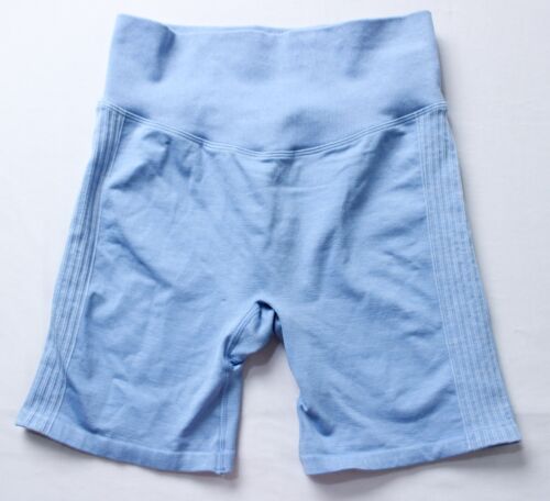 Victoria's Secret Women's PINK Seamless 6" Bike Shorts AW5 Denim Blue Small NWT