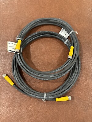 2x Turck Pico Fast PKG 4M-3-PKG 4M/S90/S101 Cordset #JB-G2-6A