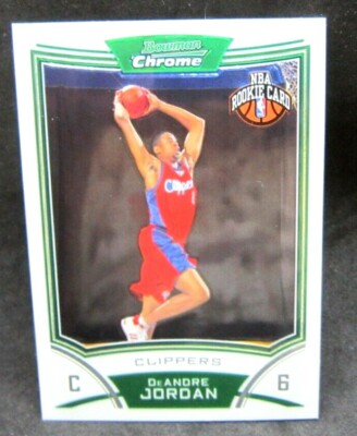 DeAndre Jordan 2008-09 Bowman Chrome Slam Dunk Pose ROOKIE#139!Clippers C RC