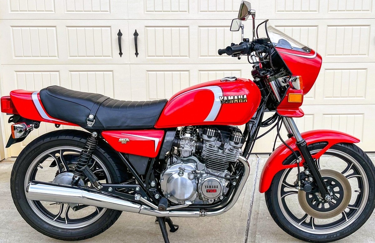 1982 Yamaha XJ550 Seca Complete PIN STRIPING DECALS SET - RED | eBay