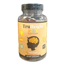 Kids, Brain Growth Gummies, For Kids 2+, Orange, 60 Gummies