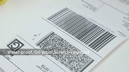 4x6" 100x150mm Direct Thermal Labels 500/Roll Postage Shipping Labels UK Stock - Video 1 of 1