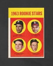 1963 Topps Rookie Stars #169 ~ Gaylord Perry  ~ Giants HOFer ~ Nice Card!. rookie card picture