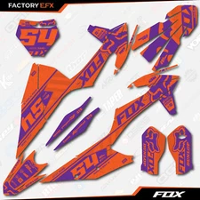 Orng Purple Split Racing Graphic Kit fit KTM 19-22 SX SXF XC XCF 125 150 250 450