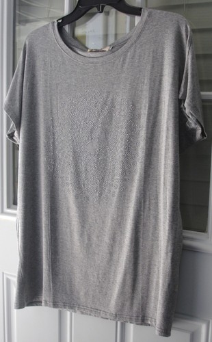 Damen Grau/Nieten Top S/S L/XL. von Julia - Bild 2 von 8