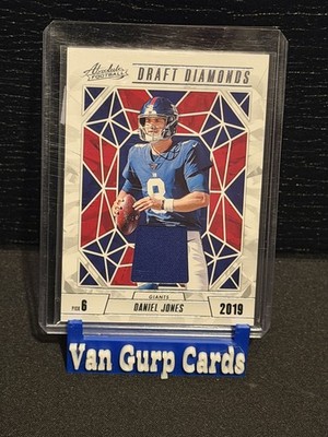 2024 Panini Absolute - Draft Diamonds Jersey Daniel Jones #DDJ-DJS (MEM)