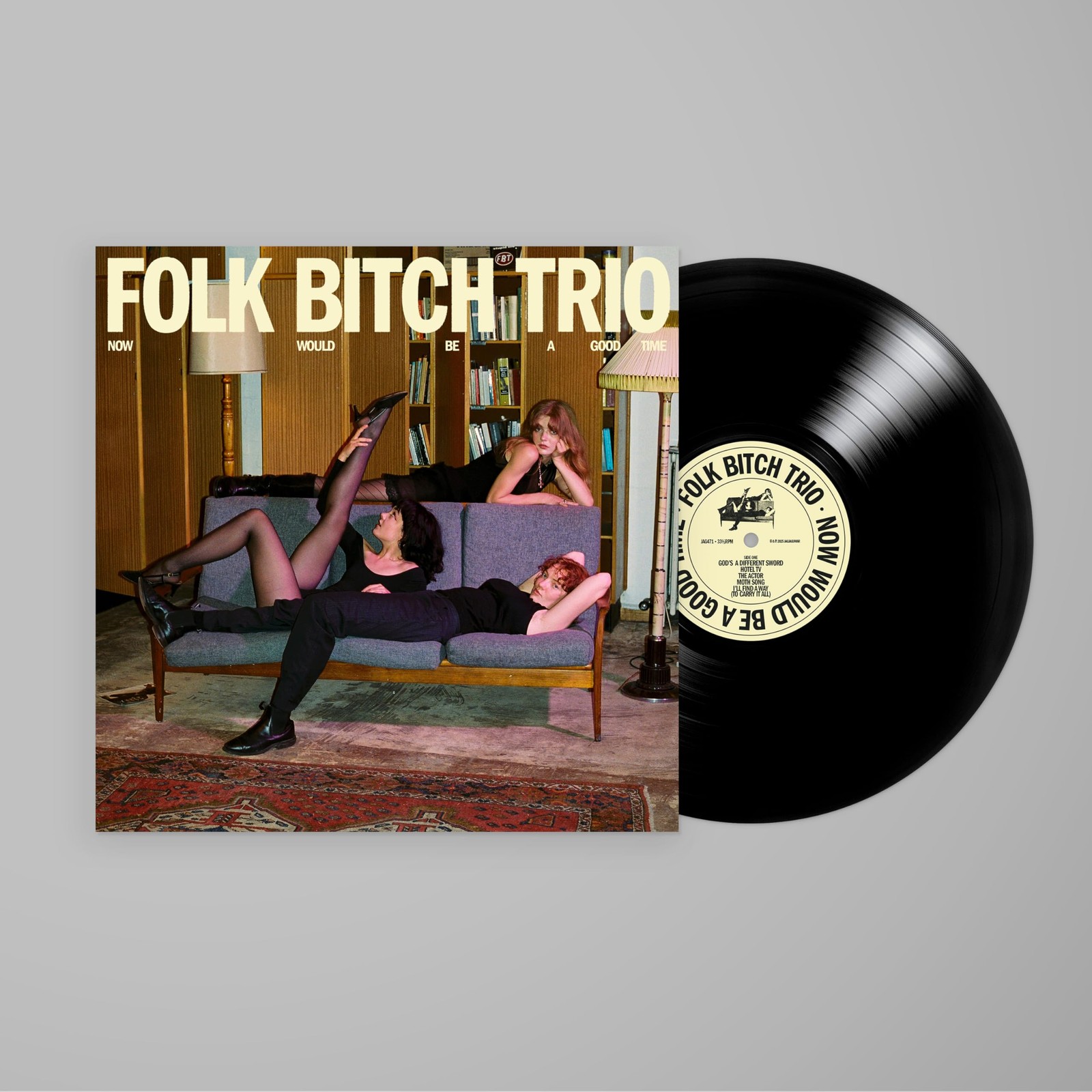 Folk Bitch Trio Now Would Be A Good Time LP Vinyl JAG471LP NEW