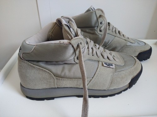 HI-TEC - Vtg Gray LADY SHASTA Hiking Trail Boots, Womens 8 MUST SEE!