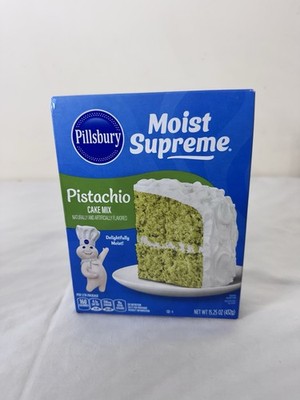 Pillsbury Moist Supreme Pistachio Cake Mix New Sealed Ex September 2027