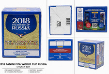 Panini 2018 FIFA World Cup Russia Sticker Box - 50 Packs Soccer Trading Cards