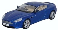 Aston Martin DB9 Coupé Kobaltblau 1:43 Oxford Diecast Metall 43AMDB9003