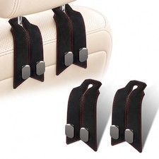 2 Pack Car Headrest Hooks for Purses, Classic Black Classic Black 2Pcs
