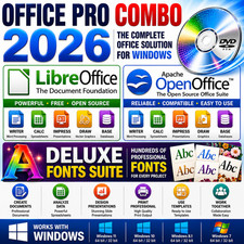 Office Pro Combo 2026 LibreOffice  OpenOffice...