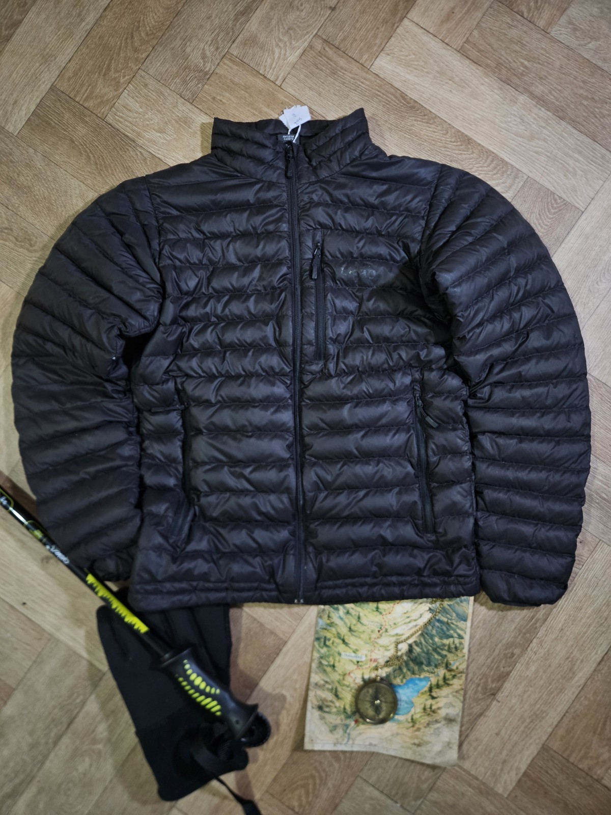 Chaqueta de plumón Rab Microlight - Para hombre - Negra - Auténtica