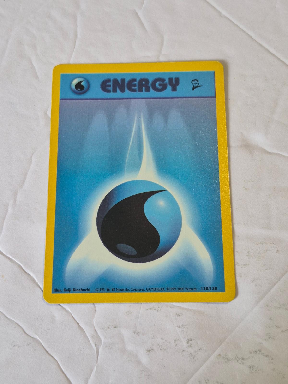Water Energy 130/130 Base Set 2 Pokemon Near Mint
