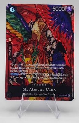 St. Marcus Mars (R Alt Art) One Piece OP13-09 Carrying On His Will English NM