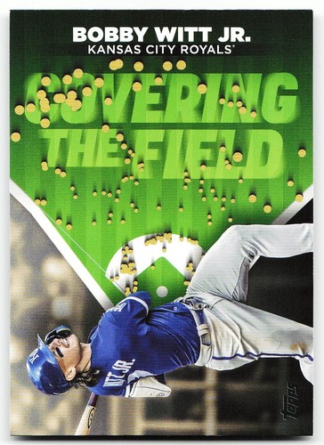🔥 2024 Topps #CTF-9 Bobby Witt Jr. Covering the Field