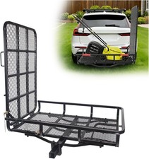 ECOTRIC Hitch Mount Wheelchair Carrier with Mobility Ramp f