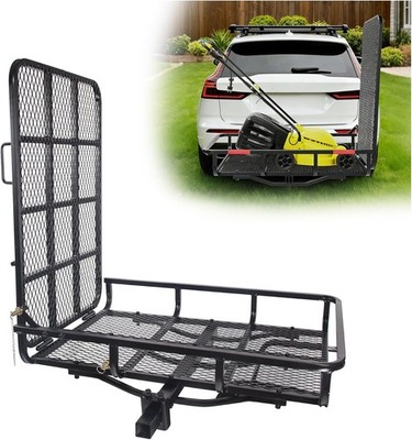 ECOTRIC Hitch Mount Wheelchair Carrier with Mobility Ramp f