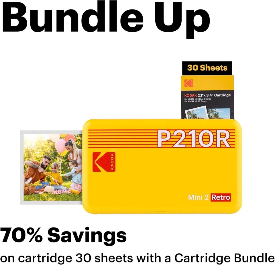 Compact 2x3 Photo Printer with Glossy Paper - Image 4 of 4