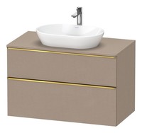 Duravit D-Neo Konsolenwaschtischunterschrank Mit 2 AuszüGen Griff Gold...
