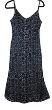 Slip Dress Size S Forever 21 Black and White Polka Dots Tie Back New with Tags