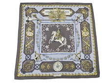 Hermes Lvdovicvs Magnvs by F. De la Perriere Silk Scarf