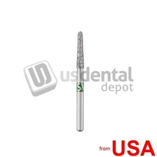 SS-WHITE - Piranha Diamonds FG #856.018 Coarse  Grit , Round End Taper, S 400404