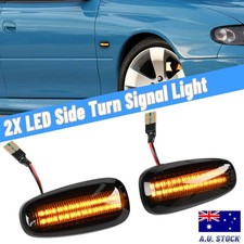 Amber Dynamic LED Side Indicator Light Pair For Holden Commodore VY 1&2 VZ SS