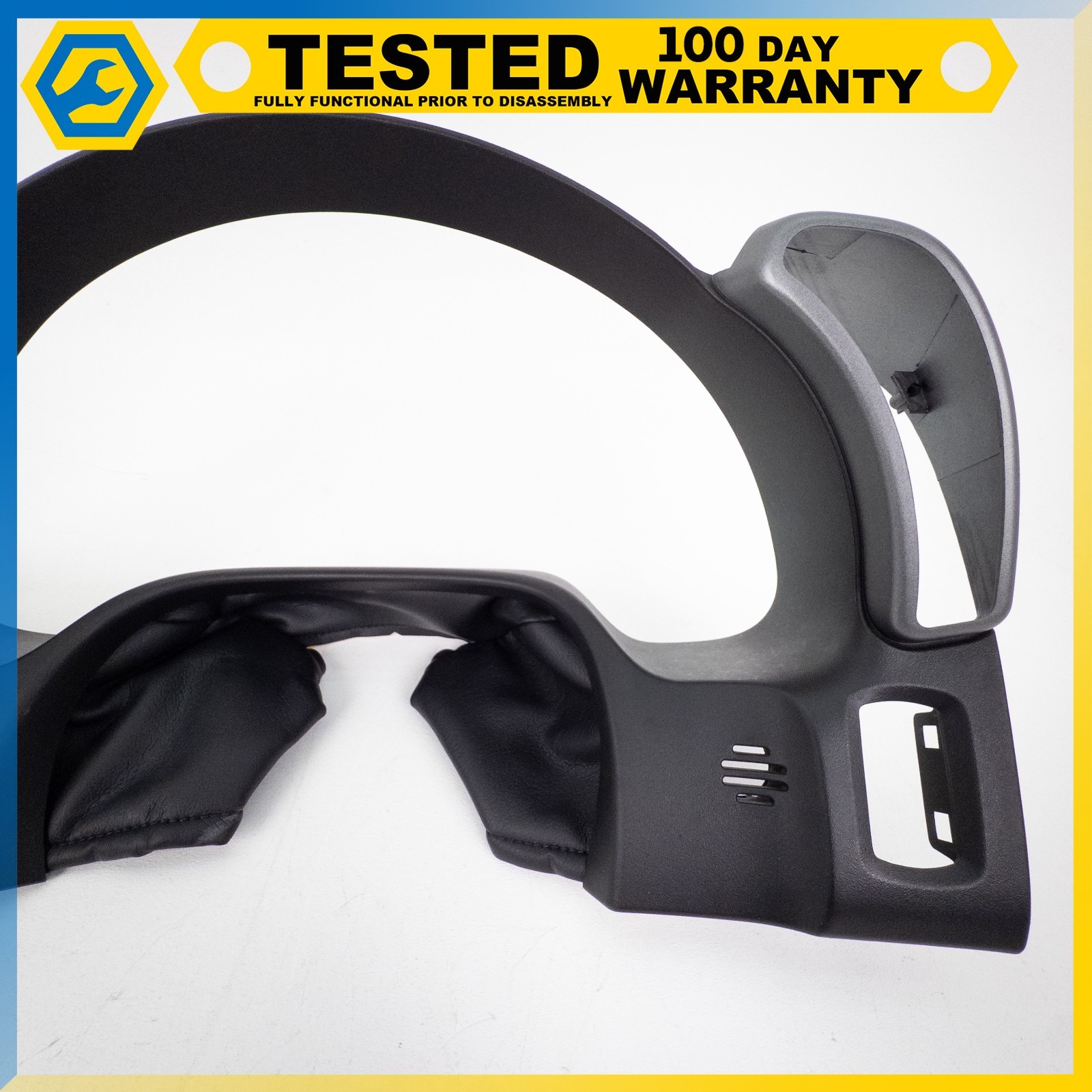 05-13 CHEVROLET CORVETTE C6 INSTRUMENT CLUSTER TRIM PLATE ASSEMBLY BLACK OEM