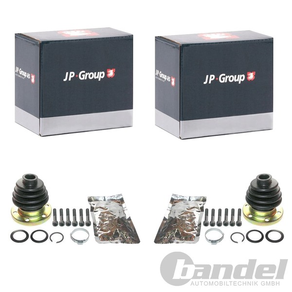 2X JP Group Achsmanschette Satz Getriebeseitig Passend FüR Audi 80 Seat Cordoba-image