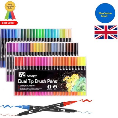 Vielseitige Dual Tip 72 Farben Pinselstifte für künstlerischen Ausdruck und Kritzeln