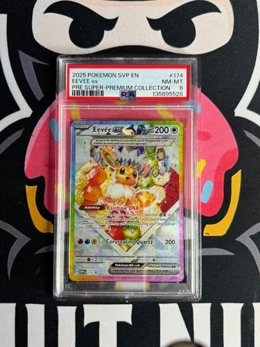 2025 Pokemon SV Black Star Promos - SVP EN Eevee ex #174 PSA 8