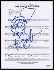 Stefan Lessard "Dave Matthew Band" SIGNED 'The Space Between' Sketch Sheet Music