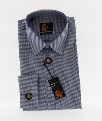 Seidensticker Uno Super Slim Herren Hemd Langarm Non-Iron, Extra langer Arm 
