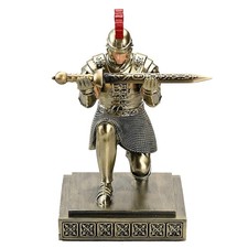 Roman Praetorian Warrior Knight Pen Holder Desk Ornament Resin Pencil Holder ...