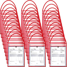 50 Pack Job Ticket Holders Work Order Pockets...