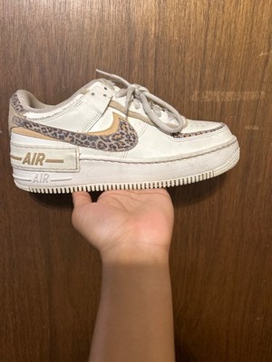 Nike Women's Air Force 1 Shadow sneakers in the 'Leopard' color