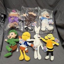 Breakfast Pals General Mills Cereal Plush Complete Set of 7 Vintage 1997 1998