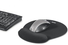 Allsop 30203 Memory Foam Mouse Pad - Ergonomic Wrist Rest Black New Black