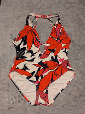 Vince Camuto Swim One Piece Bathing Suit size 6 Multicolor Floral Pattern