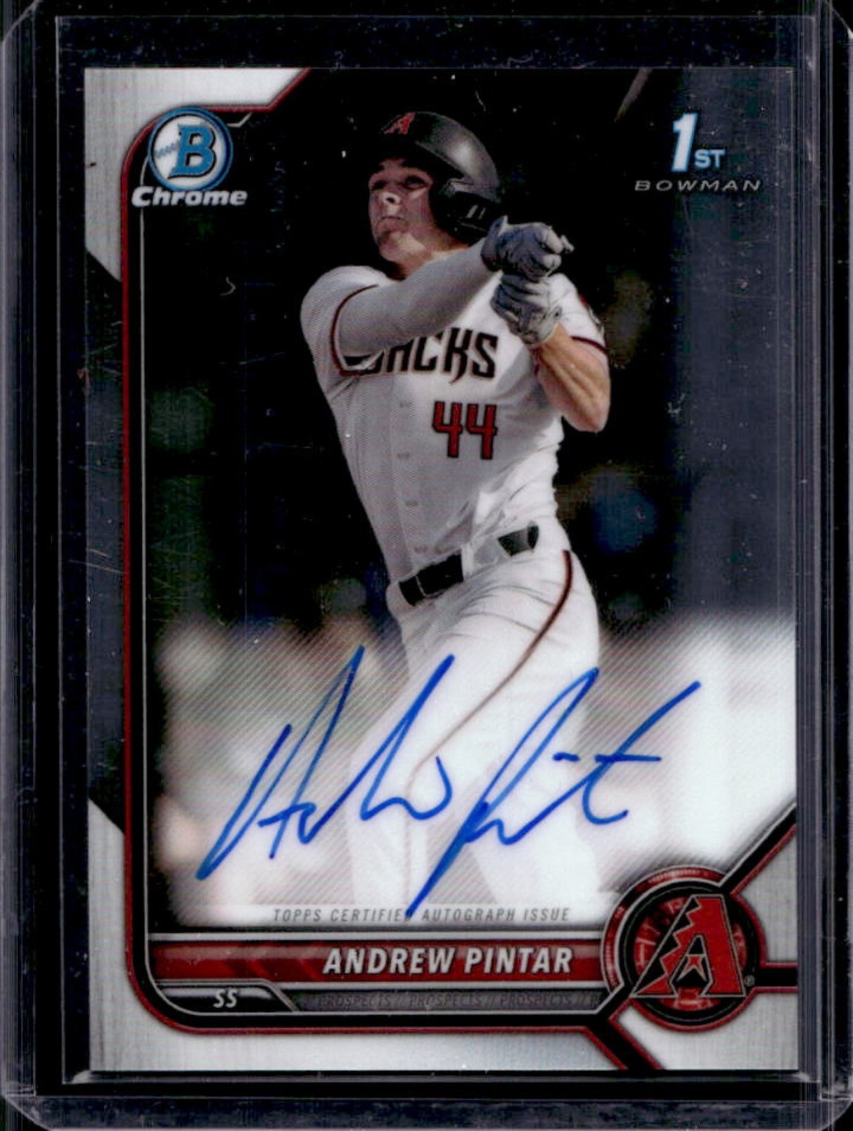 2022 Bowman Draft Andrew Pintar Chrome Auto 1st Prospect #CDA-AP Diamondbacks